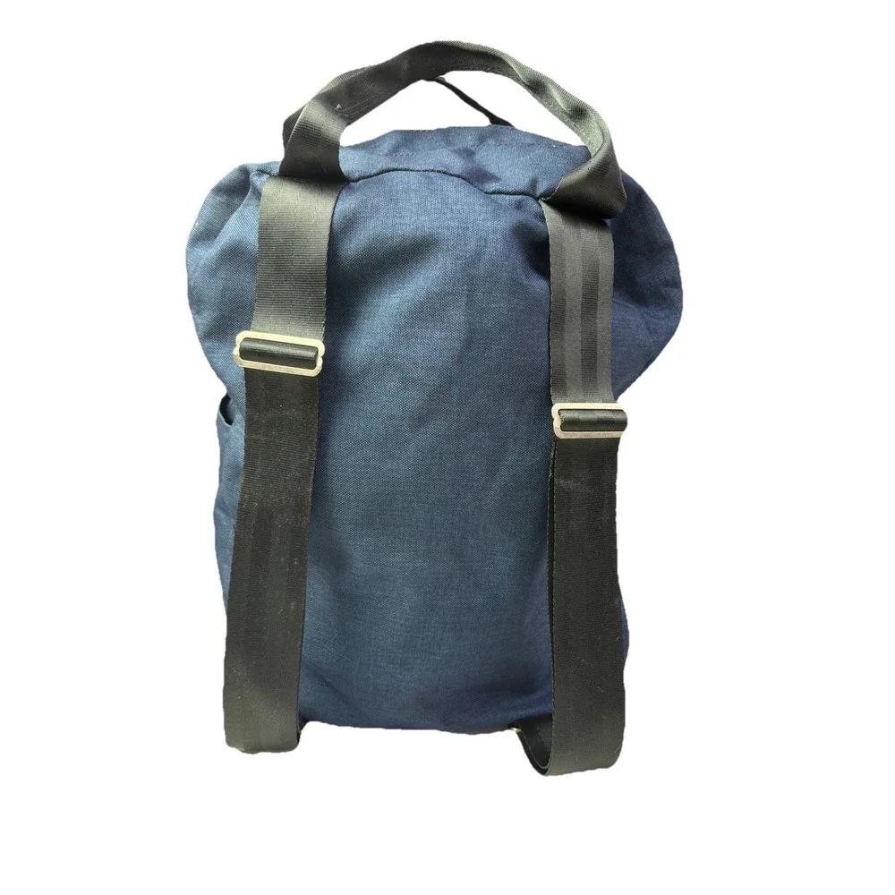 Outdoor Products Blue Daypack Backpack USA Canvas Hiking Seatbelt Straps 3j3‎